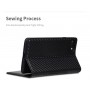 iPhone 7 X-Level Wallet Carbon Style Portemonnee Case - Zwart