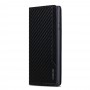 iPhone 7 X-Level Wallet Carbon Style Portemonnee Case - Zwart