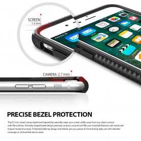 iPhone 7 Rearth Ringke Max defender case - slate + Ringke Max HD Screenprotector