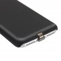 iPhone 8 / 7 - 3 in 1 set Draadloos Opladen Wireless Premium Transparante Receiver Case Night Shade + QI Oplaadpad