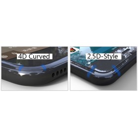 Voor en Achter Liquid iPhone 7 Screenprotector 4D Full Cover Tempered Glass 9H + Liquid Fles - Installatie zonder Bubbels