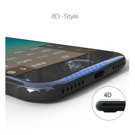 Voor en Achter Liquid iPhone 7 Screenprotector 4D Full Cover Tempered Glass 9H + Liquid Fles - Installatie zonder Bubbels
