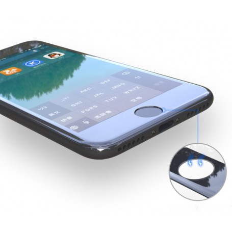 Voor en Achter Liquid iPhone 7 Screenprotector 4D Full Cover Tempered Glass 9H + Liquid Fles - Installatie zonder Bubbels Voor en Achter Liquid iPhone 7 Screenprotector 4D Full Cover Tempered Glass 9H + Liquid Fles - Installatie zonder Bubbels