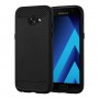 A3 2017 Geborsteld TPU case - Ultimate Drop Proof Siliconen Case - Carbon fiber Look