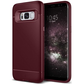 S8+(Plus) Caseology Vault II Series TPU Shock Proof Case - Burgundy Red