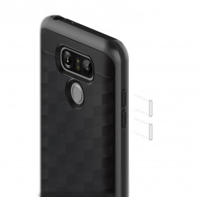 LG G6 Caseology® Parallax Series Shock Proof TPU Grip Case - Black