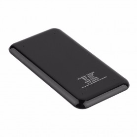 5V 2A Wireless Charging Pad Qi Pad Draadloos Opladen + Kabel Gecertficieerd - Zwart