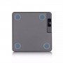 AAluminium Metalen Powerbank, Qi lader + Apple Watch Serie 1 / 2 / 3 Dock - 5200 mAh Fast Charge - Gunmetal Gray 