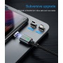 DrPhone iCON Series - Qualcomm 3.0 - Magnetische Lightning 8-Pin oplaadkabel + Datakabel Sterkste Magneet - Eclipse Zwart