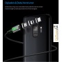 DrPhone iCON Series - Qualcomm 3.0 - Magnetische Lightning 8-Pin oplaadkabel + Datakabel Sterkste Magneet - Eclipse Zwart