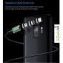 DrPhone iCON Series - Qualcomm 3.0 - Magnetische MICRO USB Oplaadkabel + Datakabel Micro USB Sterkste Magneet - Eclipse Zwart
