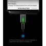 DrPhone iCON Series - Qualcomm 3.0 - Magnetische MICRO USB Oplaadkabel + Datakabel Micro USB Sterkste Magneet - Eclipse Zwart
