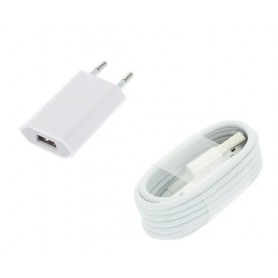 OLESIT - UNS-1536 USB Lader Stekker Oplader 5W Adapter + 1.5 Meter Oplaadkabel – Veillig laden - Apple iPhone Modellen