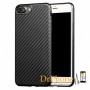 iPhone 7 / iPhone 8 - X-LEVEL 0.8mm Carbon fiber Textuur TPU Soft Case - Zwart
