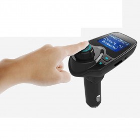 DrPhone BC7 5 in 1 Universele Draadloze Bluetooth Handsfree-carkit met FM transmitter/ AUX ingang/ Micro SD kaart /
