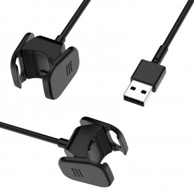 2x DrPhone USB Kwaliteit Oplaadkabel Adapter - Geschikt voor Fitbit Charge 3 & 4- Lader Laadkabel USB Lader