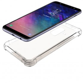 DrPhone A6 2018 2018 TPU Hoesje - Siliconen Shock Bumper Case -Backcover met Verstevigde randen voor extra bescherming