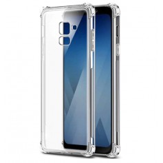 DrPhone A8+ (Plus) 2018 2018 TPU Hoesje - Siliconen Shock Bumper Case -Backcover met Verstevigde randen voor extra