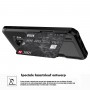 DrPhone Galaxy S9+ Plus TPU Kaart Armor Case - Lederen portemonnee kaarthouder Cover - Schokbestendig TPU Bumper met