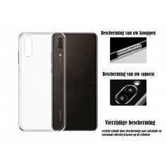DrPhone P20 TPU Hoesje - Transparant Ultra Dun Premium Soft-Gel Case â Transparant