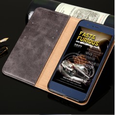 DrPhone Xperia XZ2 Flip Cover - Kaart Case met briefvak [Stand functie] PU Lederen Portemonnee Case - Vintage Book Style