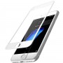 DrPhone iPhone 7/8 Glas 4D Volledige Glazen Dekking Full coverage Curved Edge Frame Tempered glass Wit - Official