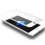 DrPhone iPhone 7 Plus/8 Plus Glas 4D Volledige Glazen Dekking Full coverage Curved Edge Frame Tempered glass Wit -