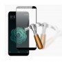 DrPhone Xiaomi Mi A2 / Mi 6X Glas 4D Volledige Glazen Dekking Full coverage Curved Edge Frame Tempered glass Zwart -