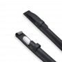 DrPhone Lederen Styluspen Hoes met zwarte elastische band - Geschikt voor Apple Pro Pencil â Compatibel met Apple iPad