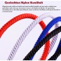 DrPhone Echo Series - 2 Meter - Zwart - Magnetische USB-C Kabel 3A Type-C oplaadkabel - Snellader - Nylon Gevlochten Kabel
