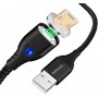 DrPhone Echo Series - 2 Meter Magnetische Micro-USB 3A oplaadkabel - Snellader - Reversible Nylon gevlochten Kabel