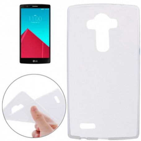 troosten lood band LG G4 TPU Case Ultra Dun Gel Hardplastic Hoesje Transparant