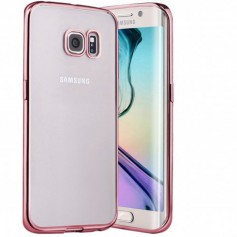 Samsung S7 Hoesje - TPU - Ultradun Hoesje - Rosegold + Autolader