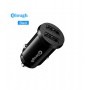 DrPhone Invisible 5V 2.4A USB Auto Oplader + 1 Meter Apple Lightning Kabel voor iPhone XR / XS / XS Max / iPhone 5 / 6 /