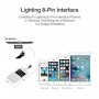 DrPhone RM2 - 5W Lightning Wireless oplaad Receiver – Draadloos Ontvanger – Oplader - Voor iPhone 5 / SE / 6 / 7 / Plus