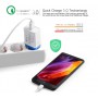 DrPhone Quick Charge 3.0 USB 18W Charger Adapter Snellader Thuislader Fast Charge Reis Adapter Universeel Compatibel