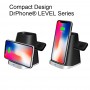 DrPhone LEVEL 3 in 1-Draadloze Oplader Stand Geschikt Voor Smartphone, Apple Watch Serie 4/3/2/1 en Airpods