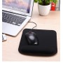 DrPhone Ergonomisch Muismat - Mousepad - Polssteun - Perfect voor Optische & Trackball Muis - Zwart