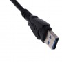 DrPhone USB 3.0 Ethernet-adapter – HUB- Gigabit LAN - RJ45 Netwerk Internet Snelheid 10/100/1000 Mbps - Zwart