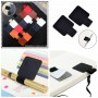 DrPhone Zelfklevende PU Lederen Pen Clip - Elastische Loop Voor Notebooks Tijdschriften Klemborden Pennen Houder Etc – Zwart