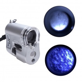 DrPhone 60X Multi-functionele Microscoop Vergrootglas met UV & Led licht
