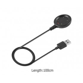 DrPhone POLAR Vantage V/M Oplader - USB Charger Kabel - Data Opladen – MAX 2A-  Zwart