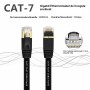 DrPhone Ethernetkabel - CAT7 RJ45 LAN - Internetkabel tot 600 MHz - Plat ontwerp - 10 Meter