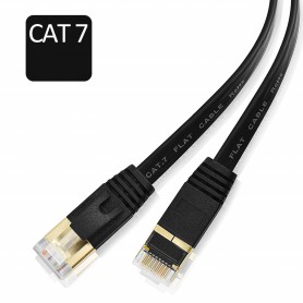 DrPhone Ethernetkabel - CAT7 RJ45 LAN - Internetkabel tot 600 MHz - Plat ontwerp - 2 Meter