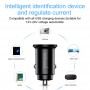 DrPhone® Invisible Pro Autolader - 30W - USB-C met PD (power delivery) Snel Laden - Smartphones / Tablets en meer – Wit