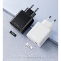 DrPhone HALO - 9V Thuislader - Adapter - Snel Lader Intelligente LED – Reislader - Voor Samsung / Apple iPhone / Huawei - Wit