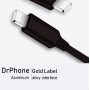 DrPhone® Invisible Pro - Autolader - 30W - USB-C met PD (power delivery) + Power iPhone / iPad Kabel 