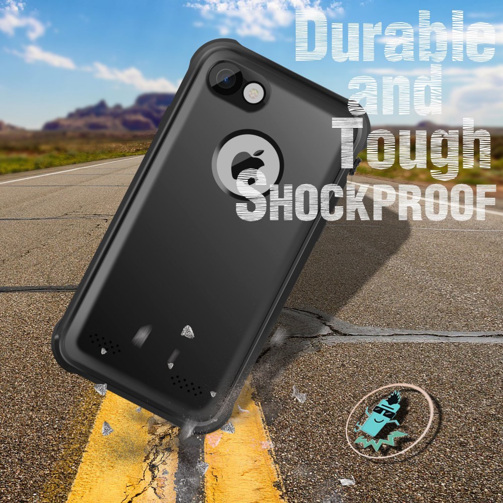 toewijzing Norm Nu DrPhone iPhone 7+ Plus/ 8+ Plus Waterproof Case - IP68 DOT+ Waterdichte  hoesje - 2 Meter