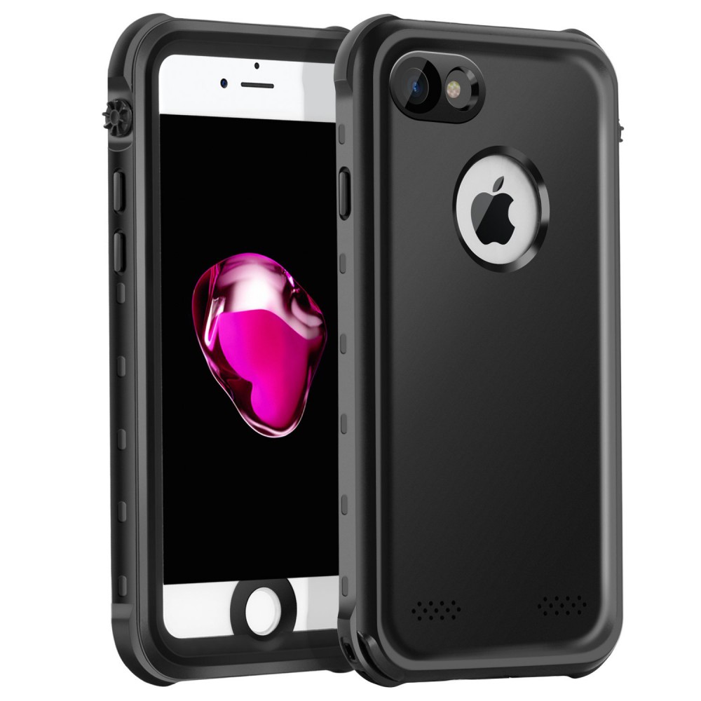 DrPhone iPhone 7/8 Waterproof Case - IP68 DOT+ Waterdichte - 2 - Stofvrij/Schokvrije Case -