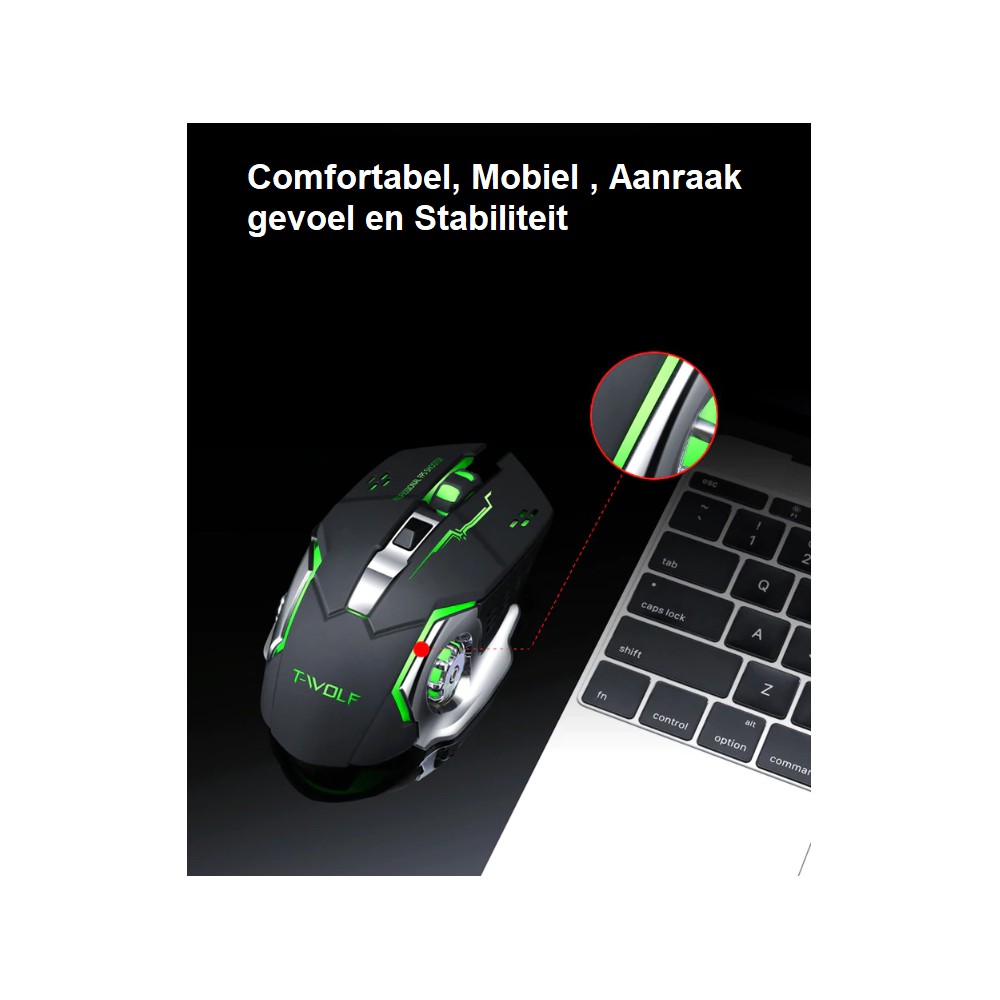 Zelotes Trackball Muis, 4800DPI 8 Toetsen Draadloze Bluetooth Duimbediening Oplaadbare Ergonomische Muis Voor Laptop Pc Pad 648055278